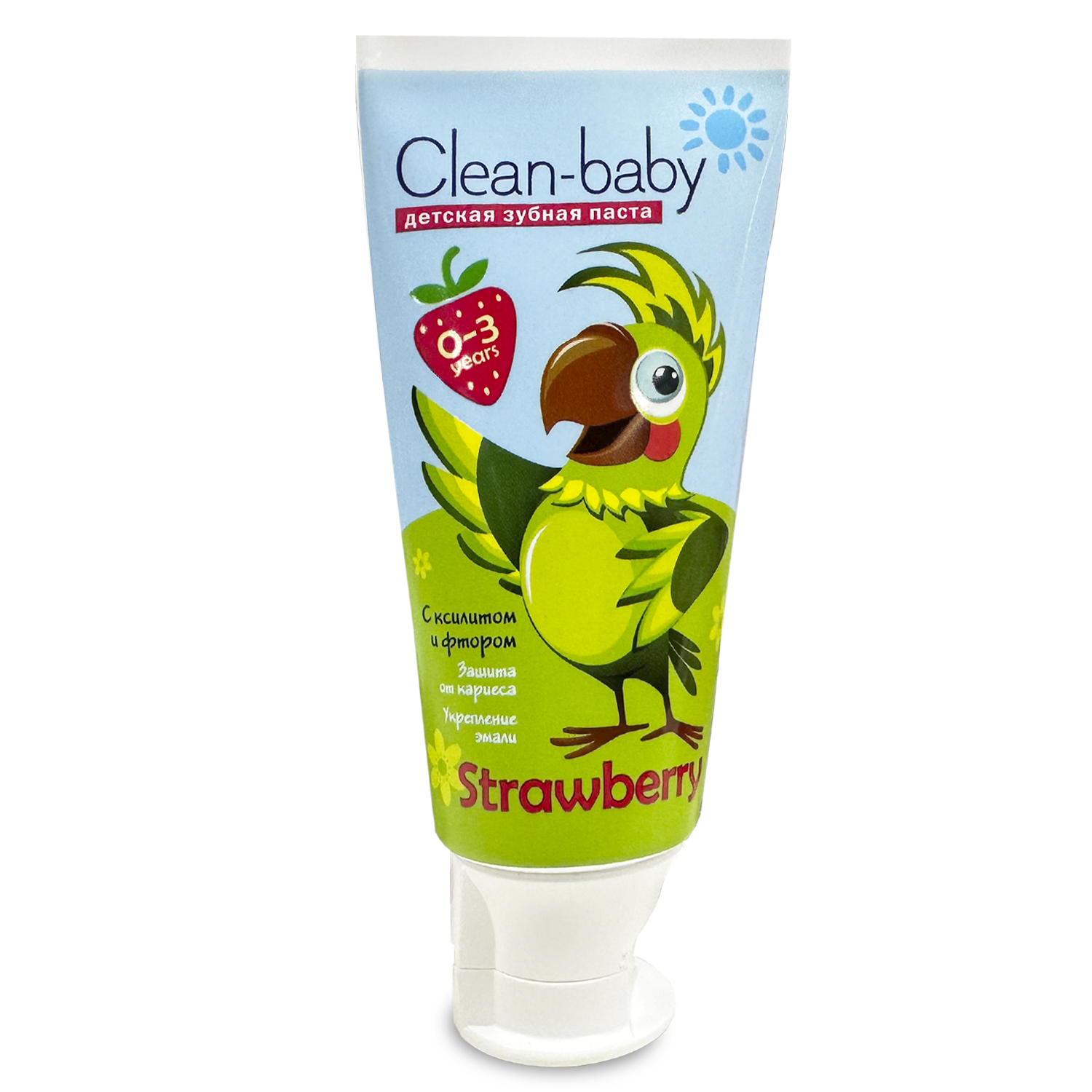Clean- baby - Паста зубная детская (0- 3 лет) 50 мл (Strawberry)