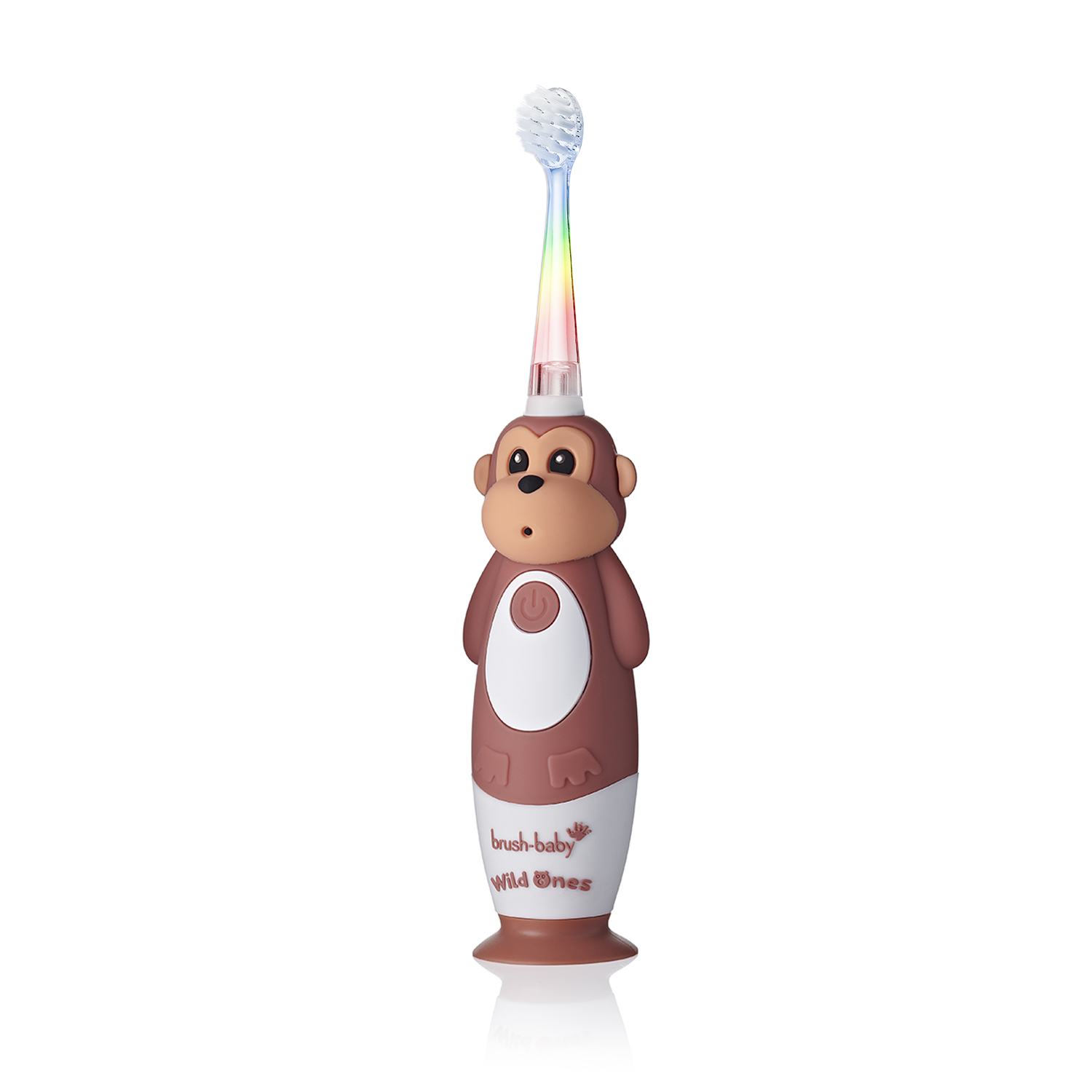 Brush-baby Детская электрическая зубная щетка Sonic WildOne, обезьяна, от 0- 10 лет.