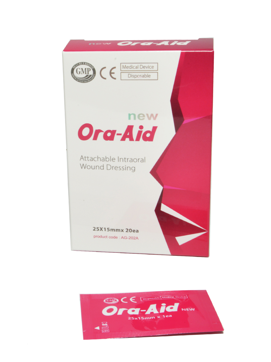 Заживляющий пластырь для слизистой рта ORA-AID (25*15 мм), 1 шт.