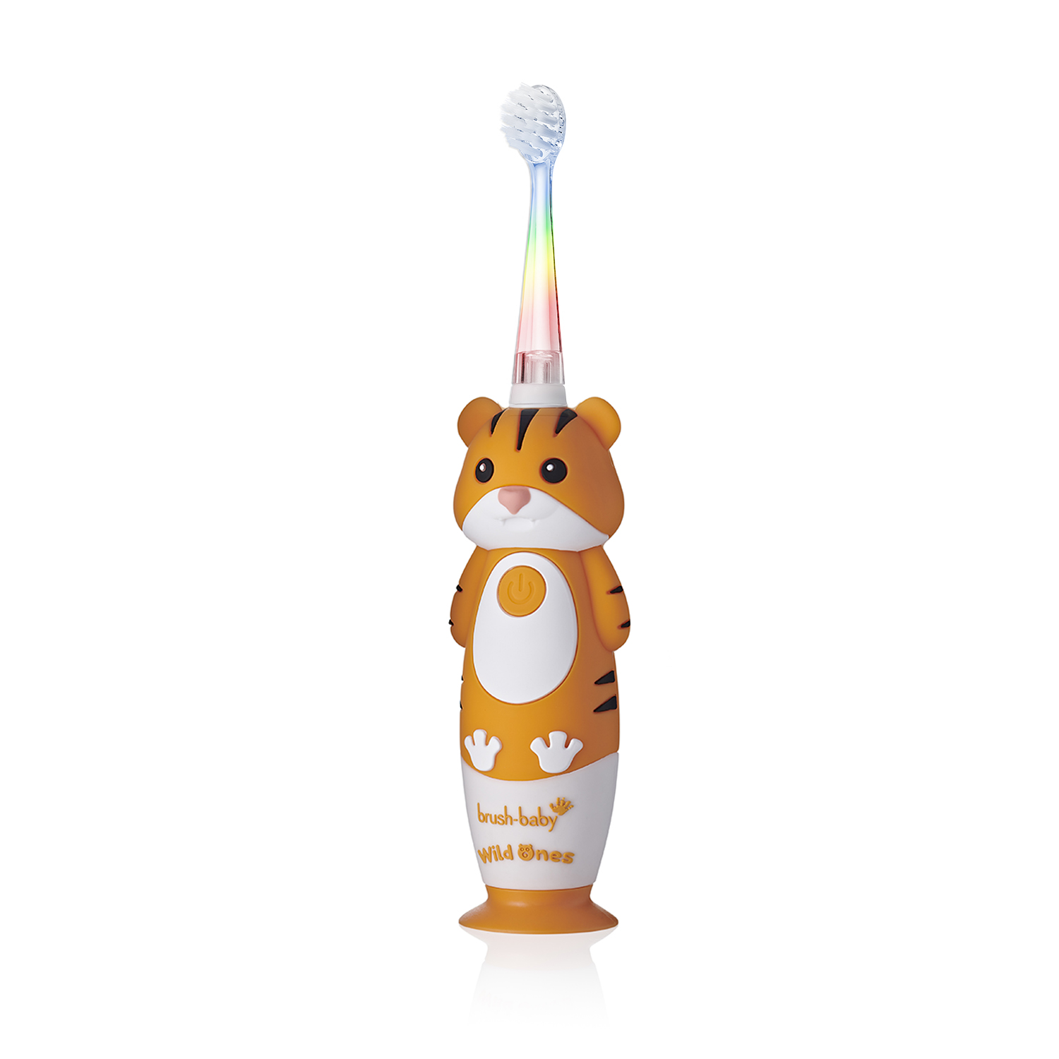 Brush-baby Детская электрическая зубная щетка Sonic WildOne, тигр, от 0- 10 лет.
