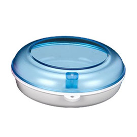 Plastic Box Circle бокс для хранения ортодонтических конструкций (аквамарин)