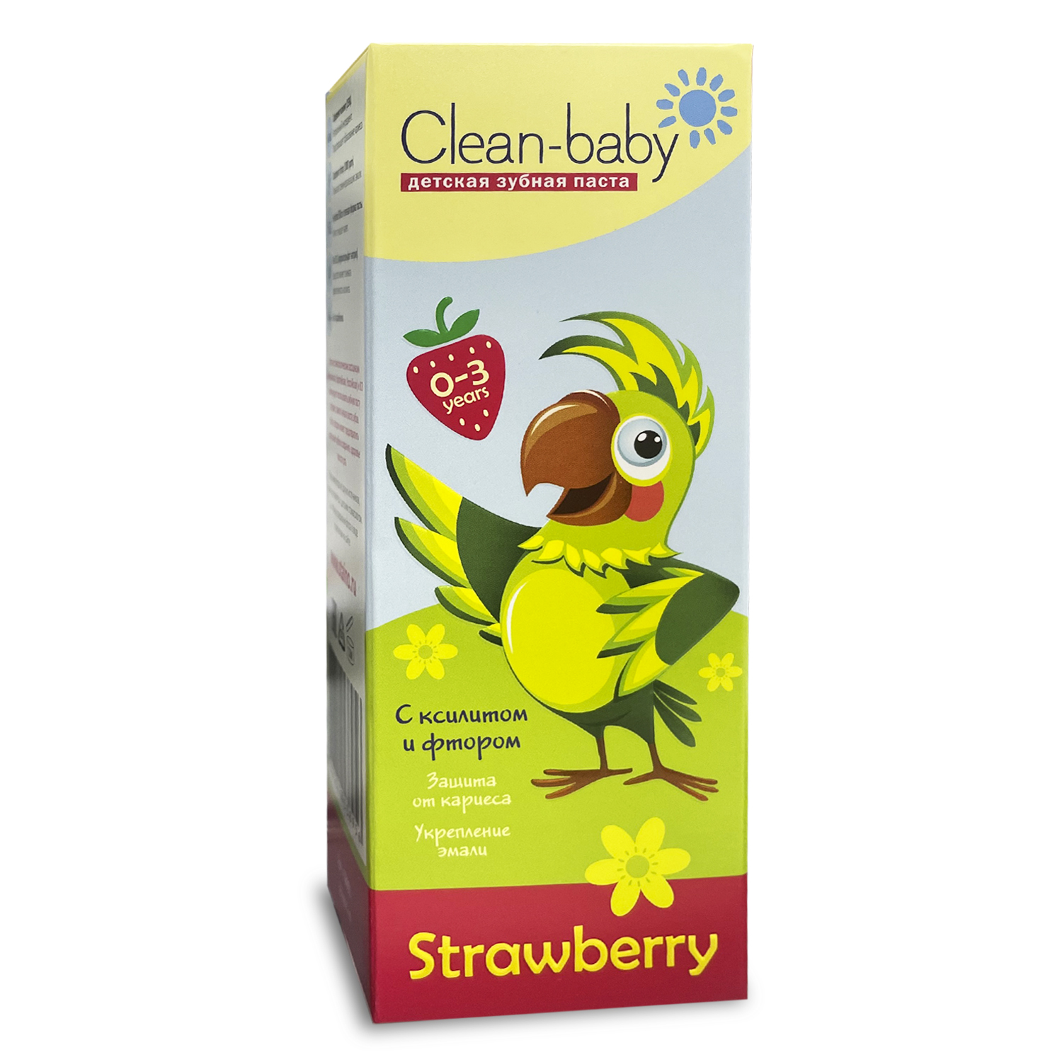 Clean- baby - Паста зубная детская (0- 3 лет) 50 мл (Strawberry)