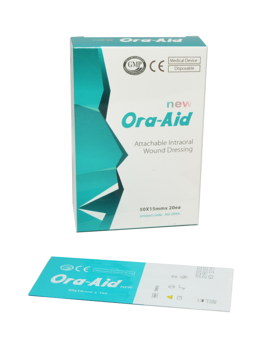 Заживляющий пластырь для слизистой рта ORA-AID (50*15 мм), 1 шт.
