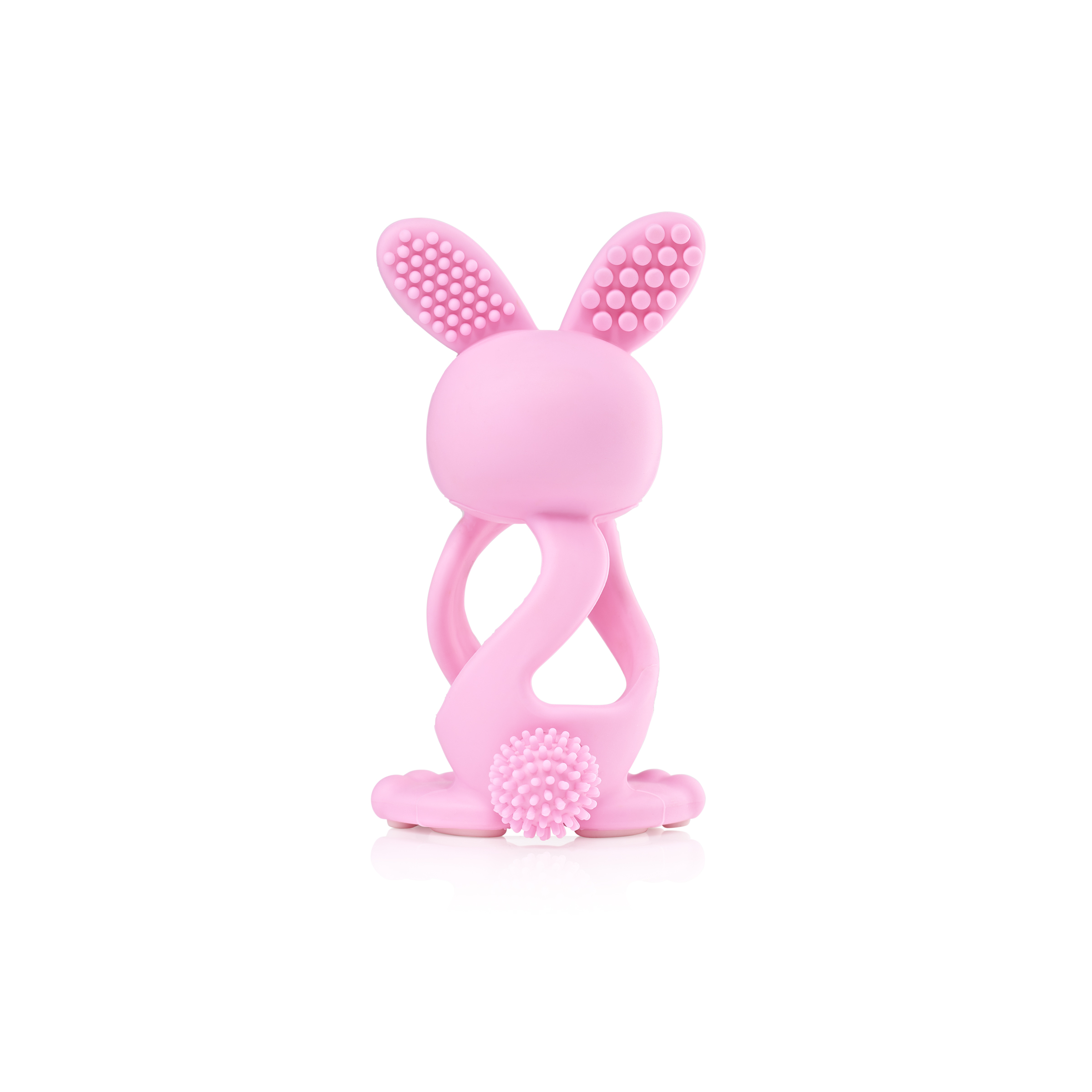 Brush Baby- Прорезыватели для ухода за полостью рта для детей до 3-х лет ( цвет Роза)