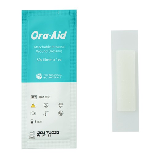 Заживляющий пластырь для слизистой рта ORA-AID (50*15 мм), 1 шт.