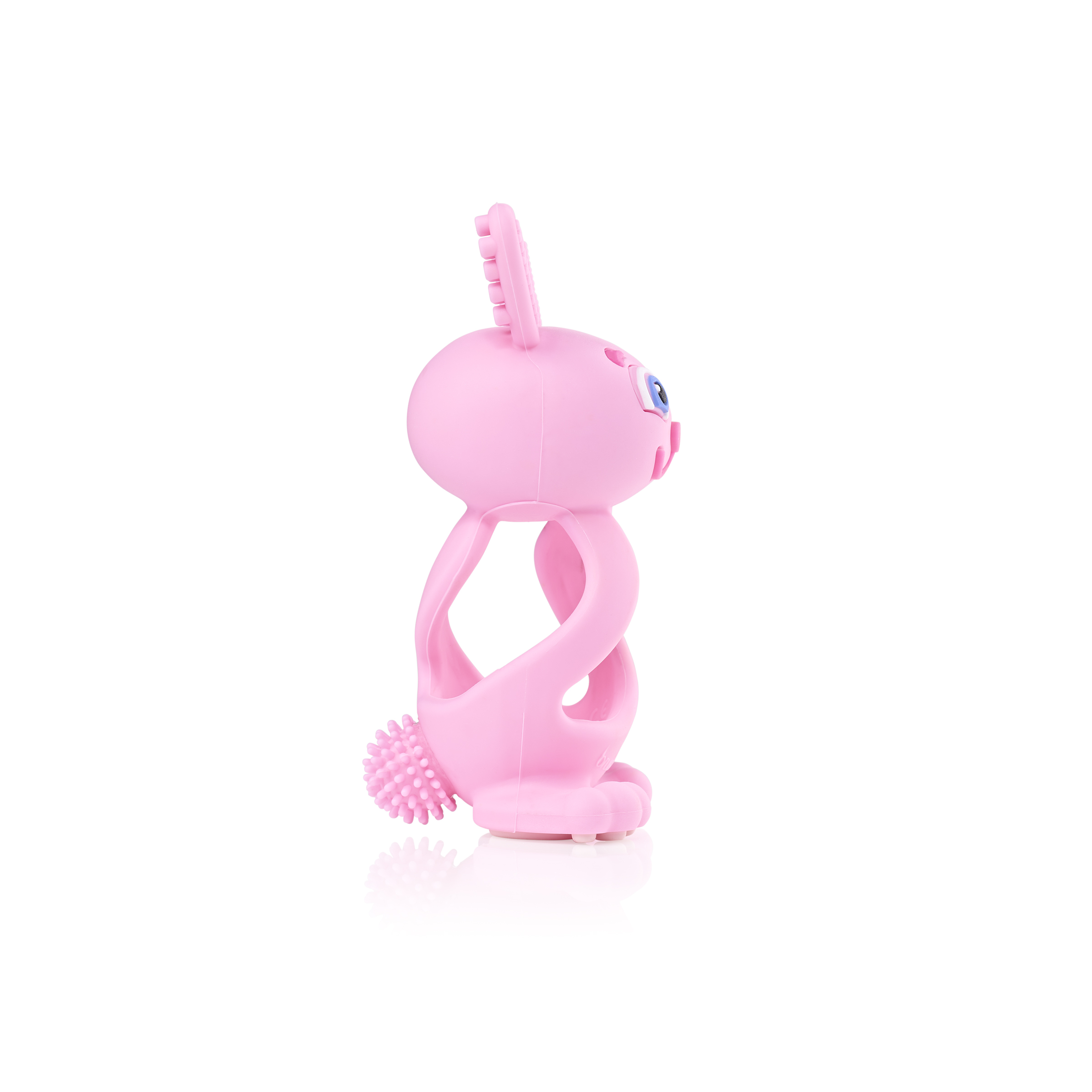 Brush Baby- Прорезыватели для ухода за полостью рта для детей до 3-х лет ( цвет Роза)