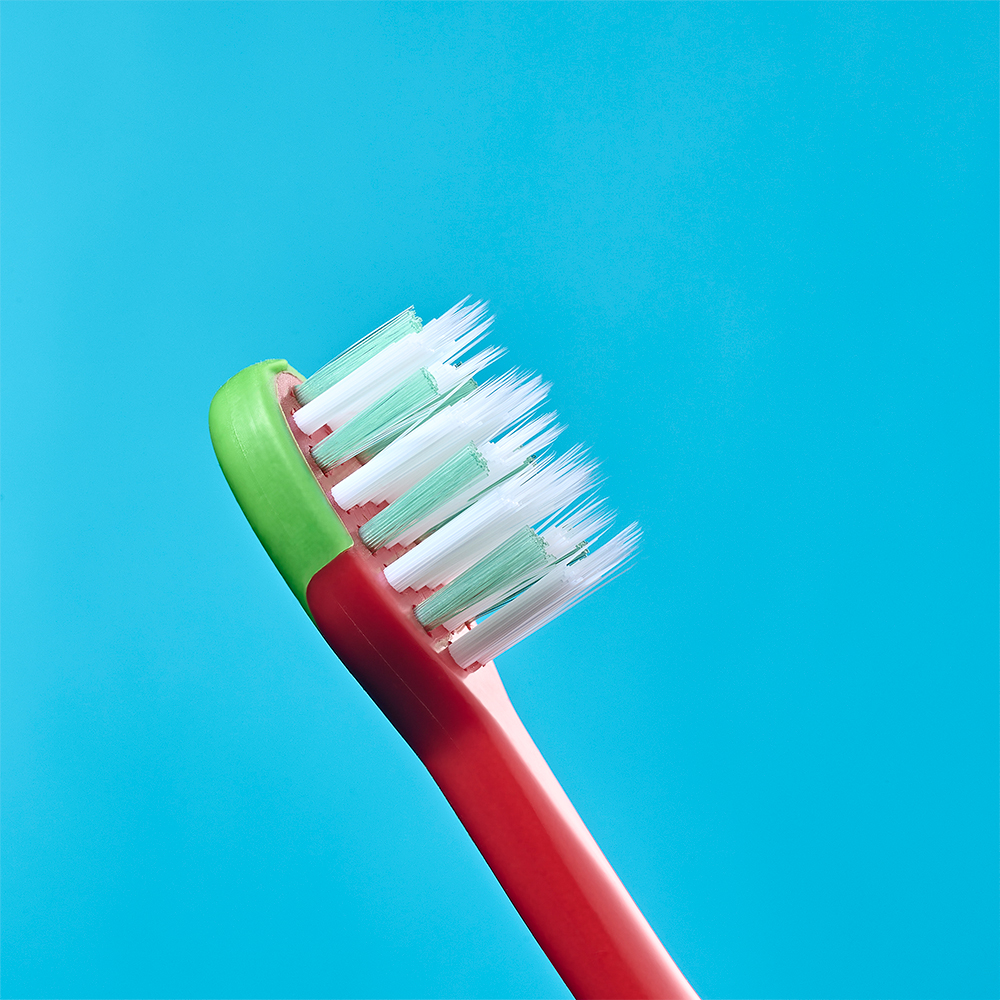 Brush Baby - Щетка зубная детская (3 - 6 лет) FlossBrush (динозавр), 2 шт/ упак.