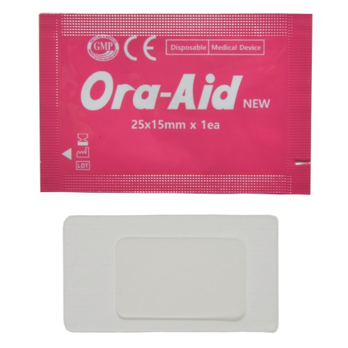 Заживляющий пластырь для слизистой рта ORA-AID (25*15 мм), 1 шт.