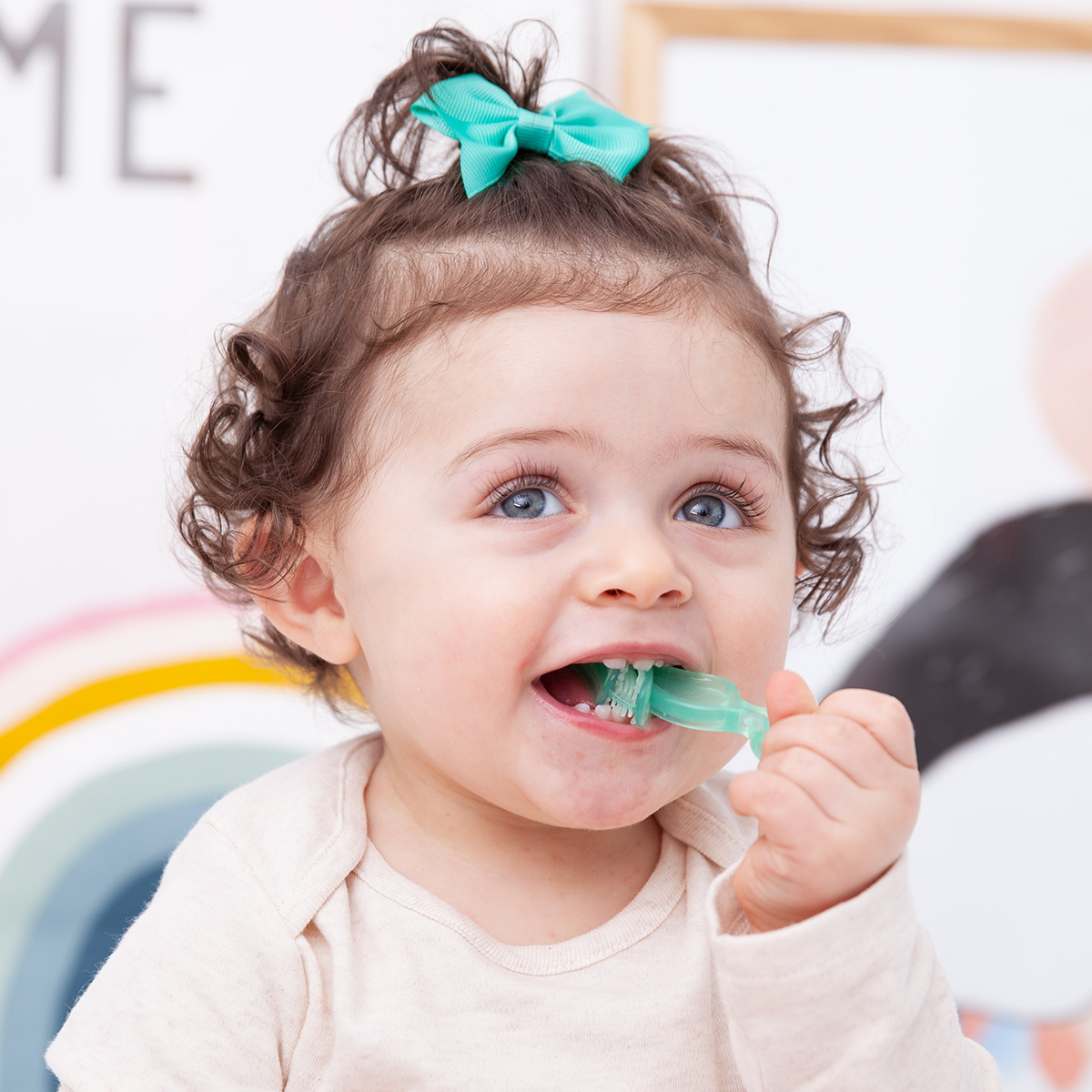 Brush Baby - Щетка жевательная зубная (силиконовая) Chewable Toothbrush, 2 шт/ упак